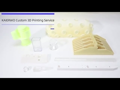 Witte 3D-geprinte componenten met glad oppervlak